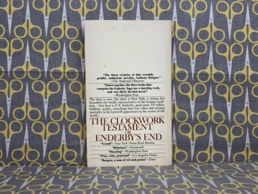 The Clockwork Testament or Enderby's End by Anthony Burgess paperback book vintage