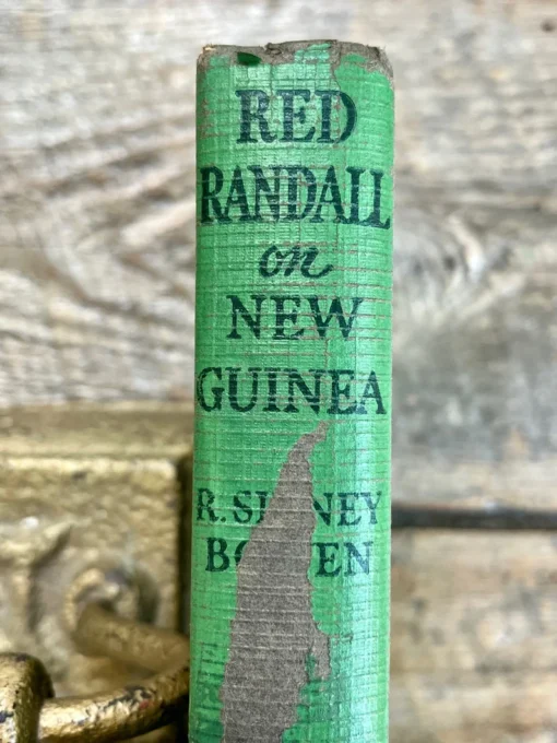 Interesting vintage 1944 WWII 'boys adventure' book "Red Randall on New Guinea" by R. Sidney Bowen; shot down over enemy Japanese territory